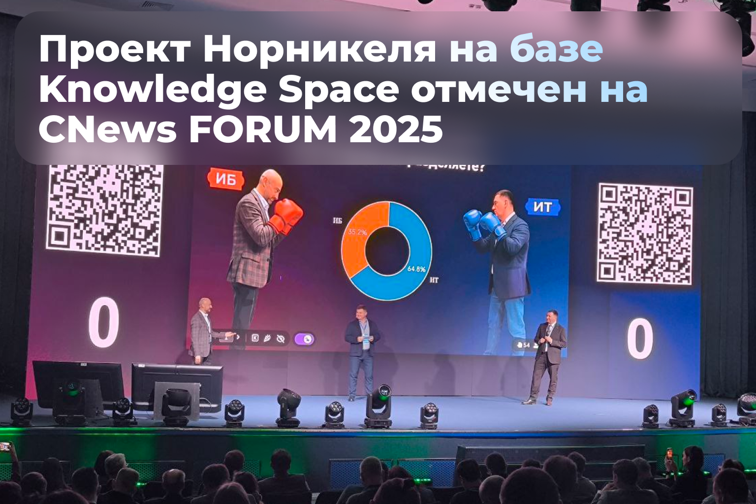 Проект Норникеля на базе Knowledge Space отмечен на CNews FORUM 2025